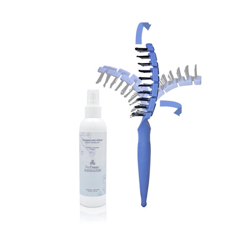 Detangling Spray and Brush Set